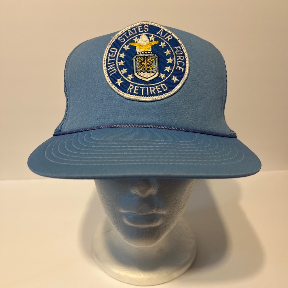 US Air Force Vintage Retired Trucker Hat